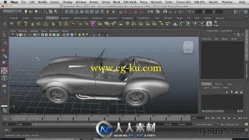 《Maya汽车建模技术视频教程》Lynda.com Modeling Vehicles in Maya的图片2