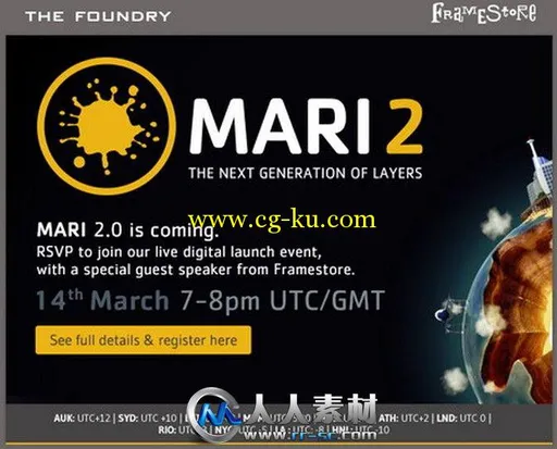 《3D纹理绘制工具软件2.0v1版》The Foundry Mari 2.0v1 Win64 XFORCE的图片1