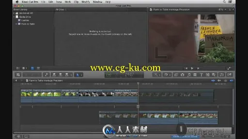 《FCP非编剪辑基础训练视频教程》Lynda.com Final Cut Pro X Essential Training的图片6