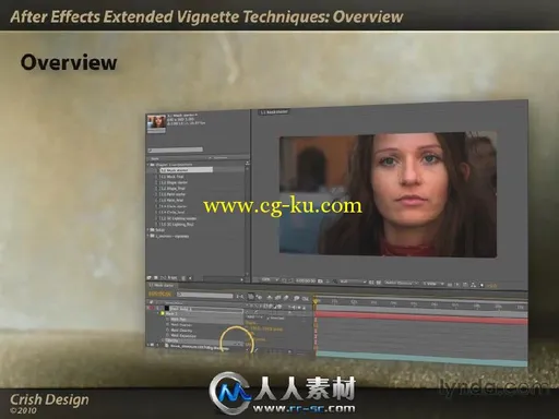 《AE光晕与阴影技术视频教程》Lynda.com After Effects Extended Vignette Techniques的图片1