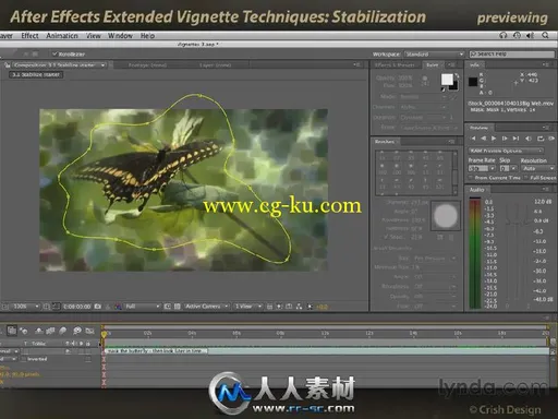 《AE光晕与阴影技术视频教程》Lynda.com After Effects Extended Vignette Techniques的图片3