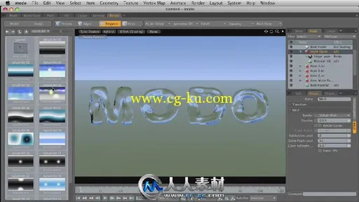 《Modo流体飞溅特效插件V6版+教程》Luxology Splash Kit for modo 601 modo 501mod...的图片1