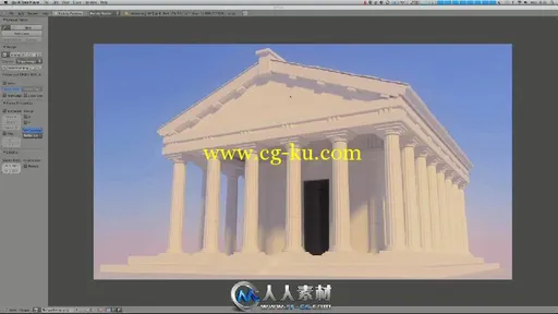 《Blender希腊神庙建模视频教程》CG Cookie Modeling a Greek Temple in Blender的图片1