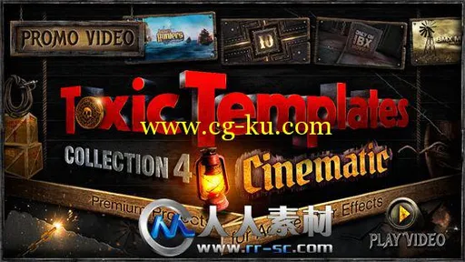 《DJ超强Toxic系列AE模板合辑Vol.4》Digital Juice Toxic Templates Collection 4 ...的图片1