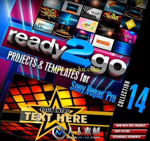 《DJ最强Vegas模板合辑Vol.14》Digital Juice Ready2Go Collection 14 for Sony Ve...的图片1