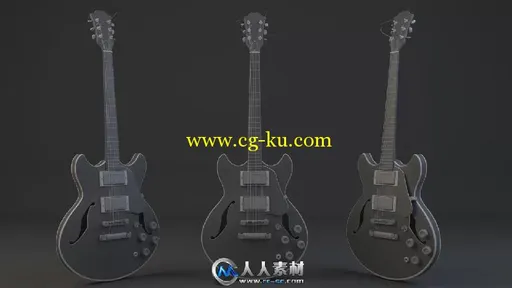 《Blender电吉他建模视频教程》CG Cookie Modeling an Electric Guitar in Blender的图片1