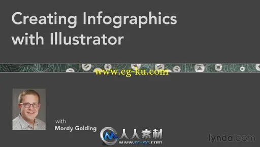 《Illustrator数据可视化视频教程》Lynda.com Creating Infographics with Illustr...的图片1