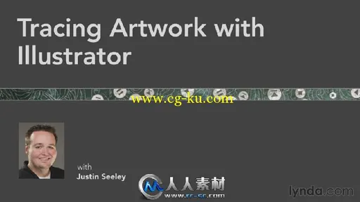 《Illustrator艺术插画视频教程》Lynda.com Tracing Artwork with Illustrator的图片7