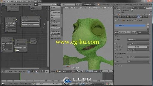 《Blende卡通小海龟制作视频教程》CG Cookie Creating a Little Cartoon Turtle in...的图片2