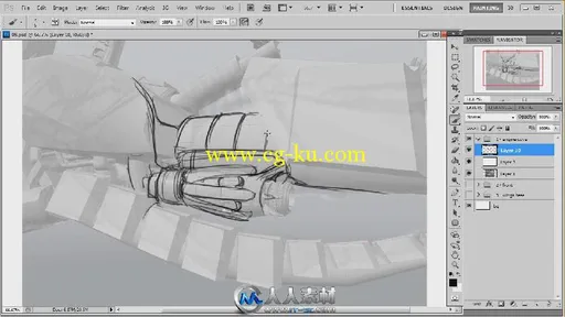 《PS飞船概念设计视频教程》Digital-Tutors Spaceship Concept Design Pipeline in...的图片2