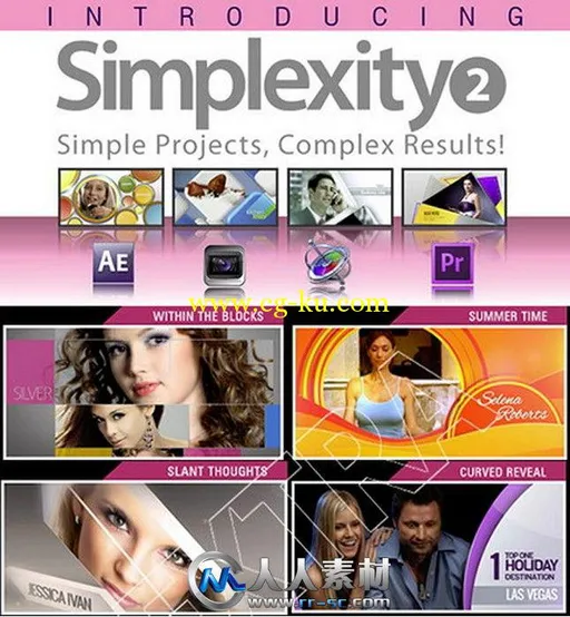 《DJ高效简洁AE模板系列Vol.2》Digital Juice Simplexity Collection 2 for Adobe ...的图片1