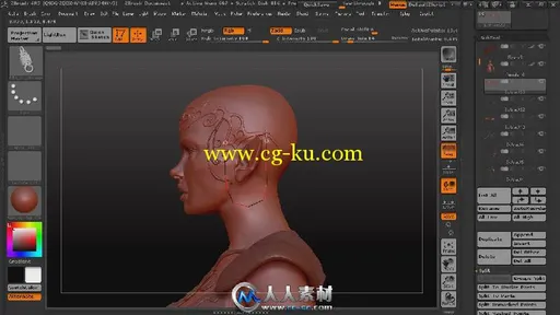 《ZBrush半人马雕刻视频教程》Digital-Tutors Creating a Centaur in ZBrush 4R4的图片2