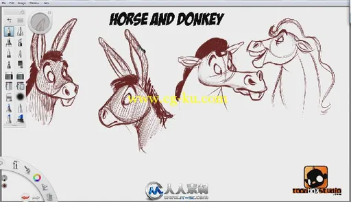 《如何绘制卡通动物角色视频教程》ToonboxStudio How to Draw Cartoon Animal Char...的图片2