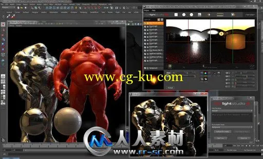 《高动态范围3D渲染插件版》HDR Light Studio 4 Live plugins for 3ds Max Maya Ci...的图片2