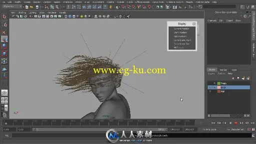 《Maya中毛发nHair使用技术视频教程》Digital-Tutors Understanding the Basics of...的图片2