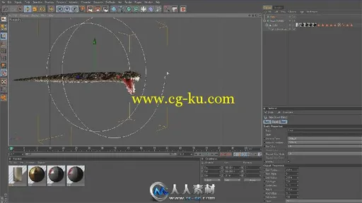 《C4D制作电影哈利波特中蛇特效视频教程》Cinema 4D Tutorial The Making of Harry...的图片2