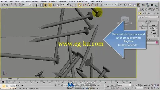 《3dsmax生锈铁钉制作视频教程》CG Blog RUSTY NAILS Full Training的图片2