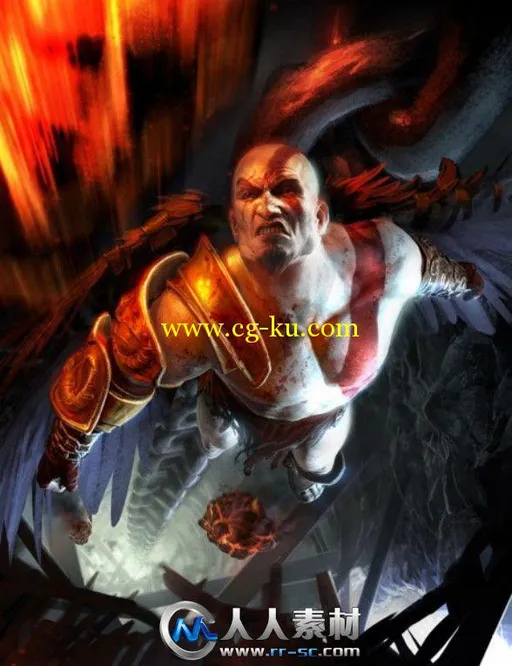 《战神3游戏艺术原画设计书籍》God Of War III Art Book的图片1