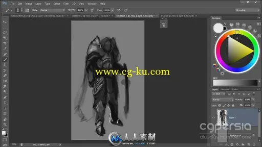 《PS创建玄幻概念人物设计视频教程》Digital-Tutors Creating Fantasy Character C...的图片1