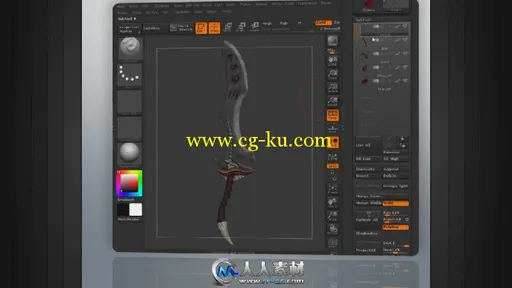 《ZBrush地图插件使用技术视频教程》Digital-Tutors Using the Multi Map Exporter...的图片2