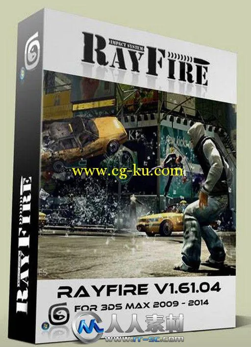 《3dsmax破碎爆炸RayFire插件V1.61.04版》RayFire Tool v1.61.04 for 3ds Max 2009...的图片2