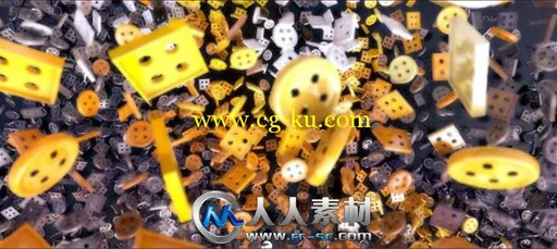 《3dsmax降落纽扣制作视频教程》CG Cookie Exclusive Falling buttons with Box 2的图片1