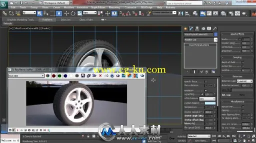 《3dsmax真实汽车轮胎渲染视频教程》CG Cookie Exclusive Photoreal Wheel and Tir...的图片2