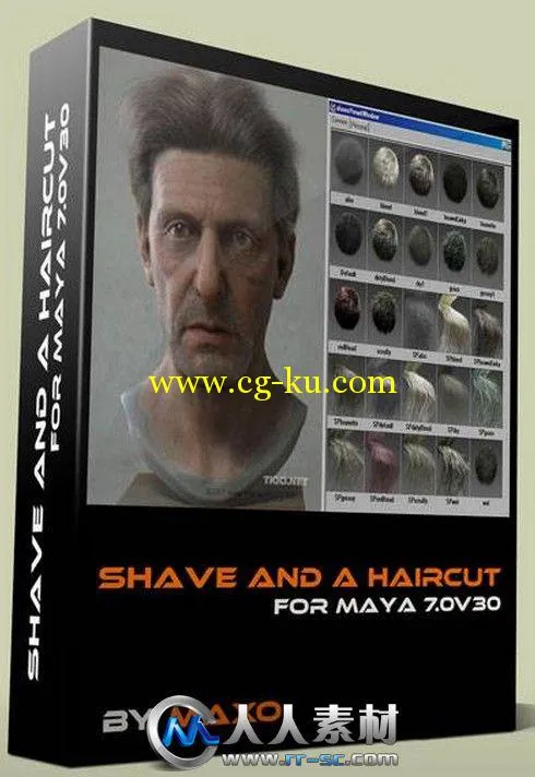 《Maya头发插件7.0v30版》Shave and a Haircut 7.0v30 For Maya 2012-2013.5 Win64...的图片1