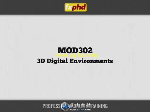 《Vue三维数字化环境视频教程》FXPHD MOD302 3D Digital Environments的图片10