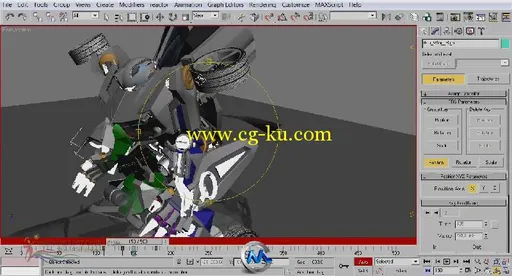 3dsmax变型金刚大黄蜂建模与动画视频教程的图片7