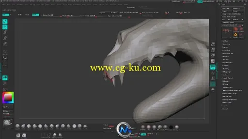 ZBrush僵尸狗雕刻视频教程的图片2