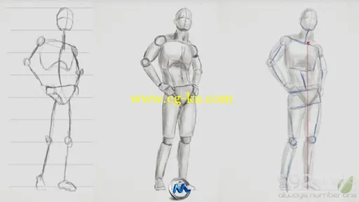 PS数字人体绘画艺术视频教程 Tuts+ Premium Introduction to Digital Figure Drawing的图片1