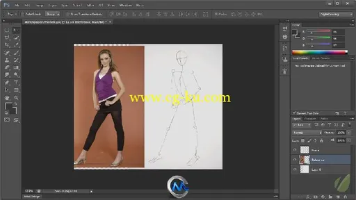 PS数字人体绘画艺术视频教程 Tuts+ Premium Introduction to Digital Figure Drawing的图片6