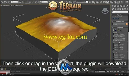 3dsmax地形地貌插件 West-Racing Terrain for 3ds Max 2010-2012 Win32/Win64的图片3