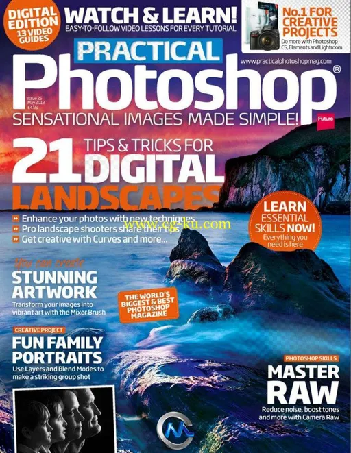 Photoshop技术指南杂志2013年5月刊 Practical Photoshop UK May 2013的图片1