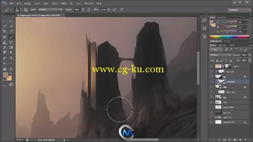 PS概念艺术环境设计视频教程 Digital-Tutors Speed Painting Environment Concepts...的图片1