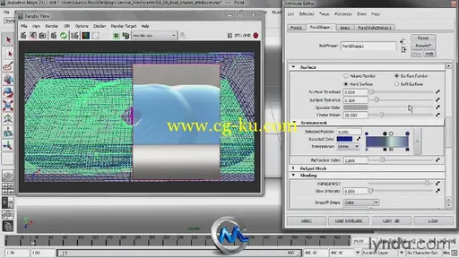 Maya流体特效视频教程 Lynda.com Creating Fluid Effects in Maya的图片5