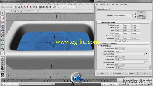 Maya流体特效视频教程 Lynda.com Creating Fluid Effects in Maya的图片6