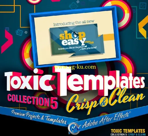 DJ超强Toxic系列AE模板合辑Vol.5 Digital Juice Toxic Templates Collection 5 Cri...的图片1