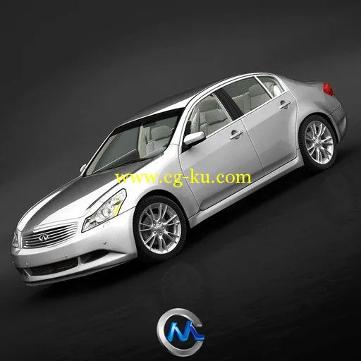 英菲尼迪G37轿车3D模型 Turbosquid Infiniti G37 Sedan 2009的图片1