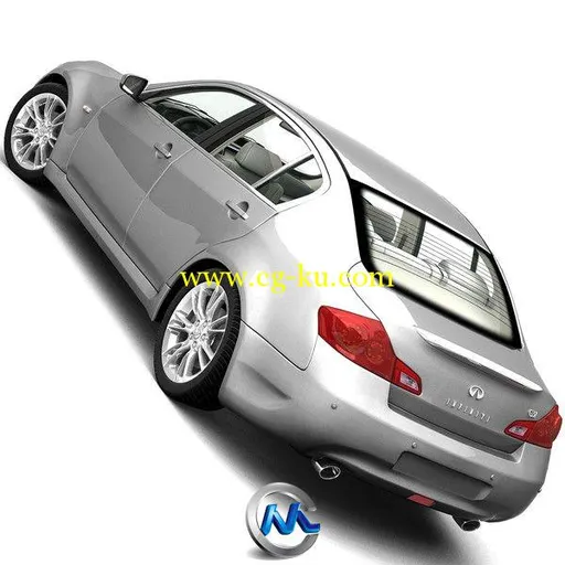 英菲尼迪G37轿车3D模型 Turbosquid Infiniti G37 Sedan 2009的图片2