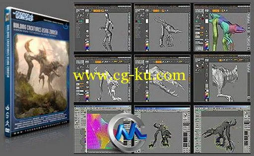 ZBrush概念生物设计视频教程 Gnomon Training Building Creatures in ZBrush的图片1