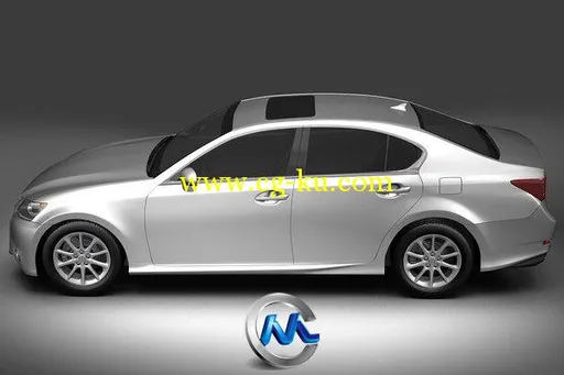 雷克萨斯GS350轿车3D模型 Turbosquid 2013 Lexus GS350的图片2