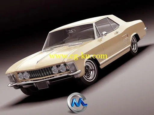 别克Riviera1963轿车3D模型 Turbosquid Buick Riviera 1963的图片1