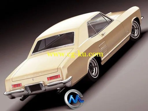 别克Riviera1963轿车3D模型 Turbosquid Buick Riviera 1963的图片2