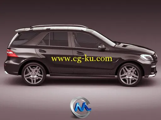 奔驰ML63AMG汽车3D模型 Turbosquid Mercedes ML63 AMG的图片3