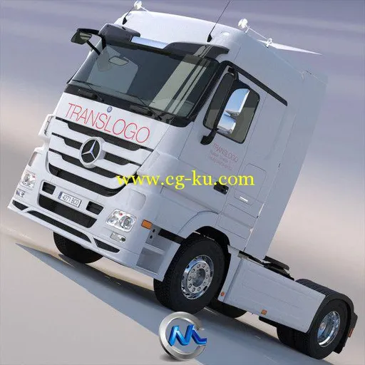 奔驰-梅赛德斯汽车3D模型 Turbosquid New Mercedes Actros Spacecab的图片2