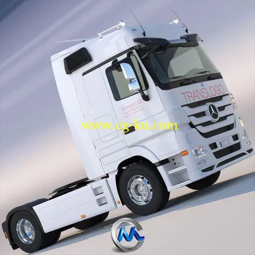 奔驰-梅赛德斯汽车3D模型 Turbosquid New Mercedes Actros Spacecab的图片3