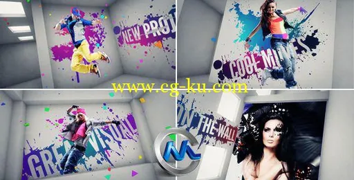 多彩涂鸦AE模板 VideoHive On The Wall 1589656 Project for After Effects的图片1