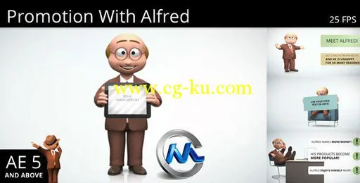 项目推广视频AE模板 Videohive Promotion With Alfred 4442946 After Effect Project的图片1